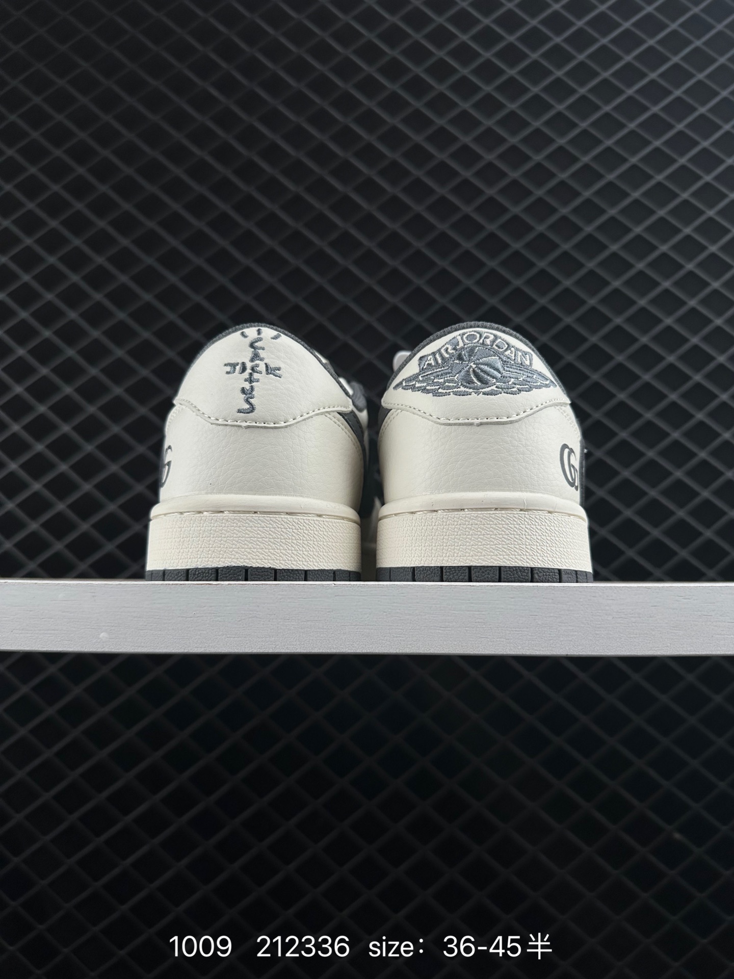 fragment design x Travis Scott x Nike Air Jordan 1 Low OG SP”Black/Green Toe“